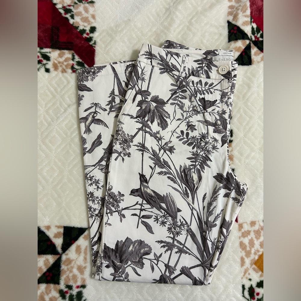 Talbots Nature Print Pants